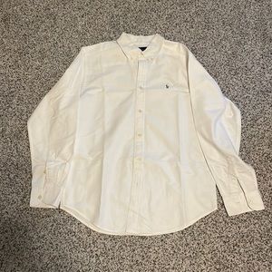 Boys Ralph Lauren Button Up Dress Shirt Size 16